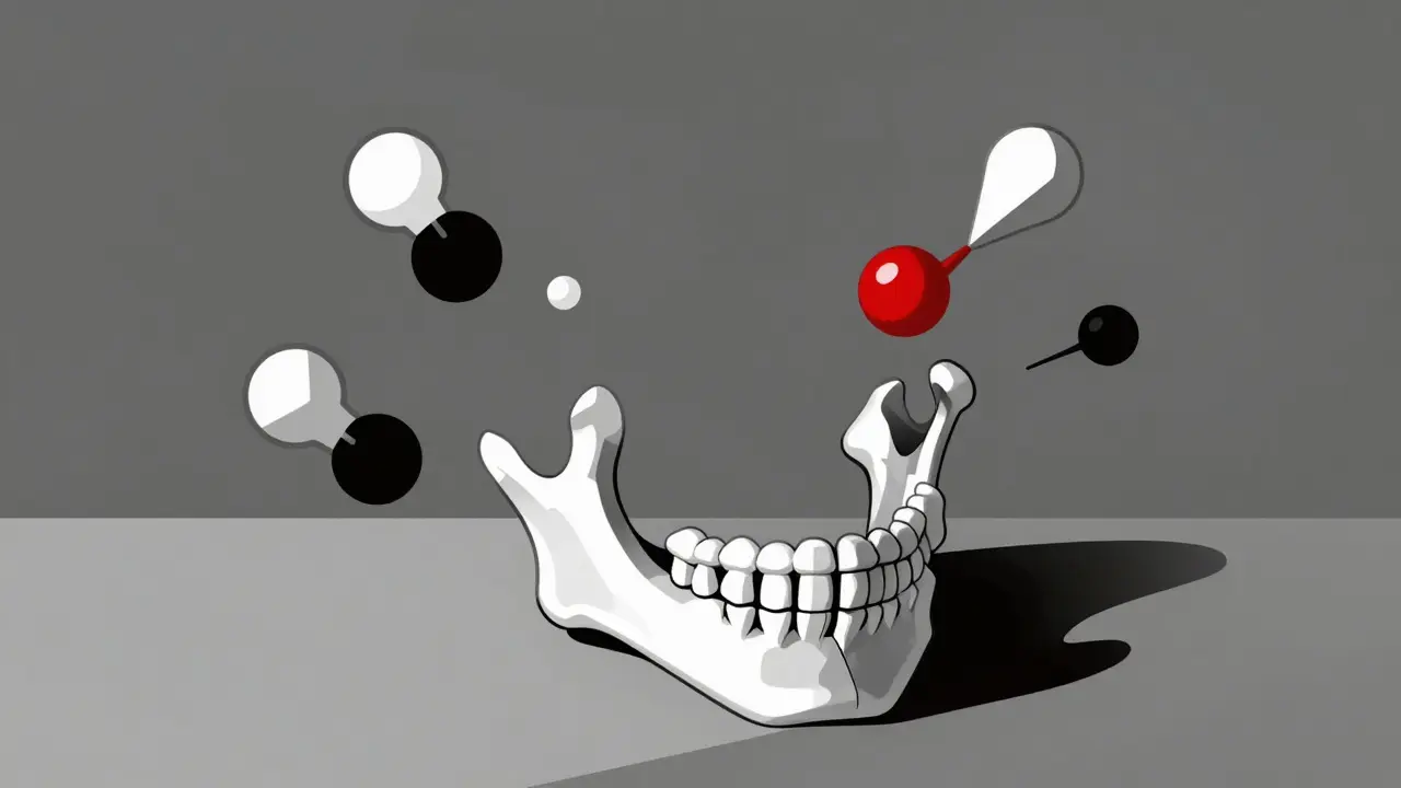 Farmaci per l'osteoporosi: rischi di necrosi della mascella con i bisfosfonati