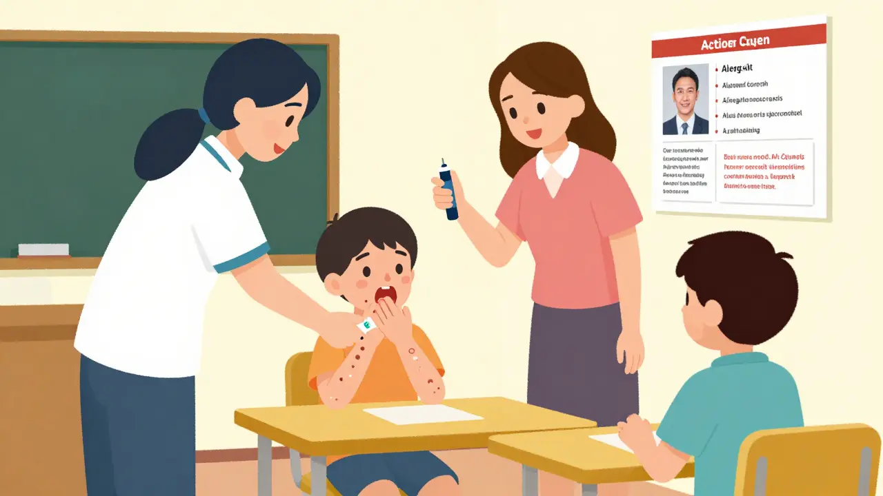 Piano d'azione per anafilassi: prontezza a scuola e in ambito lavorativo