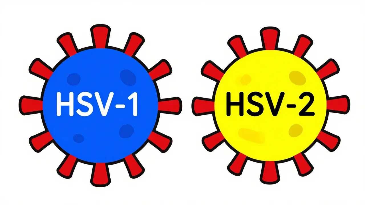 Herpes Simplex Virus: Tipi, Sintomi e Terapia Antivirale Spiegati Semplicemente