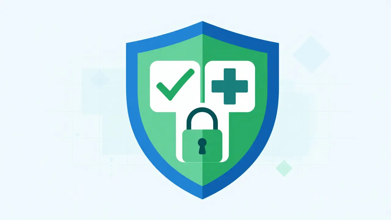 Verifica sicurezza farmacia online stile Bauhaus